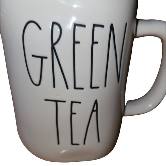 RAE DUNN Green Tea Mug Coffee Cup - Picture 2 of 8
